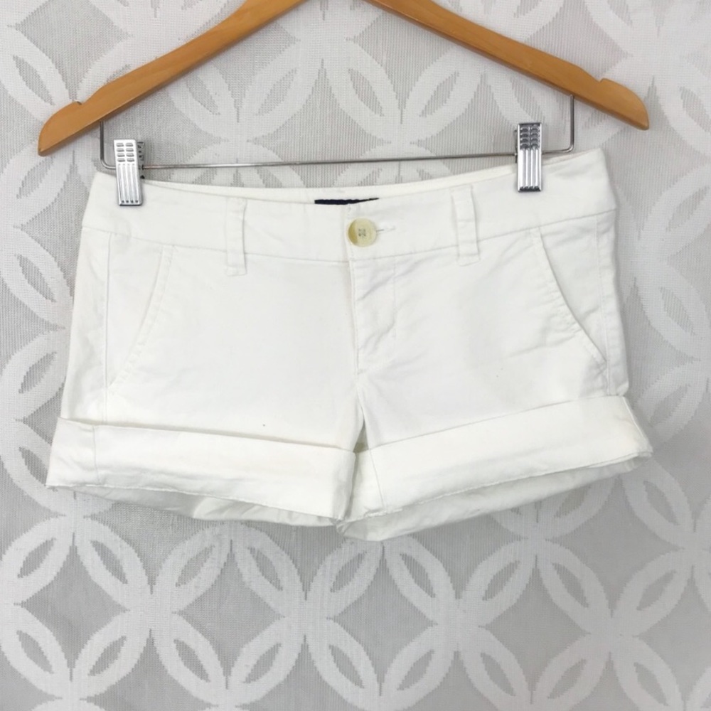 American Eagle Midi Stretch Shorts